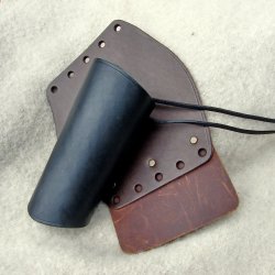 Leder-Armschützer - lang