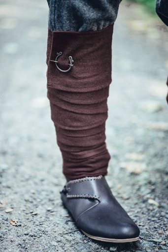 [LC-3007-004] Wikinger Wadenwickel aus Wolle braun