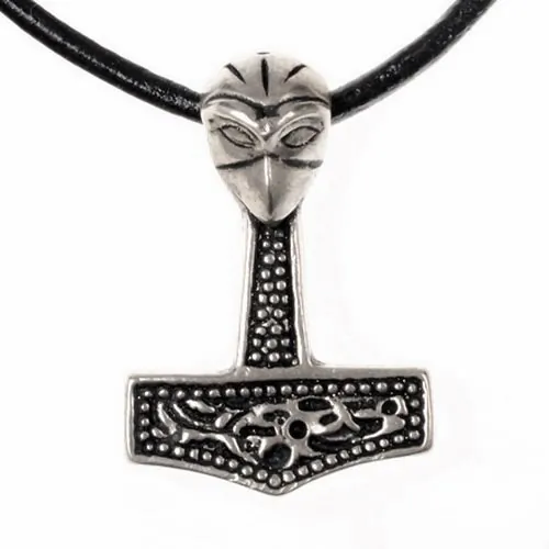 Bronze Anhänger 'Thorshammer von Mandermark' - Accessoire, Schmuck für Mittelalter, LARP und Alltag