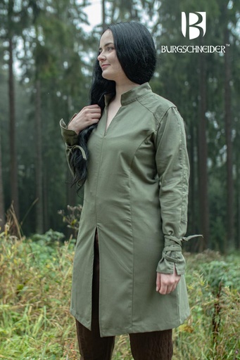 Tunika Theresa - Seegras  -  Mittelalterliches vom Burgschneider - Ranger Kollektion