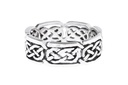 Schmuck Ring Belenus 7 mm – Silber 925 – Massiver Keltischer Knotenring