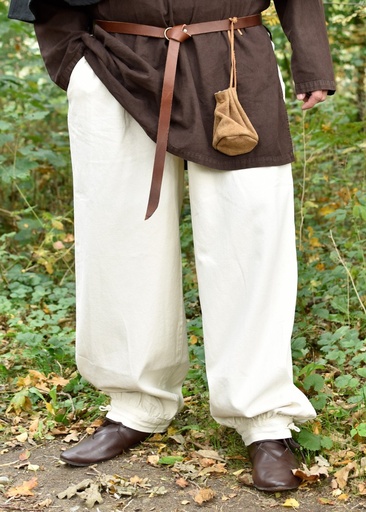Weite Mittelalterhose Hermann, natur - Mittelalter Look von Mittelalter Shopping