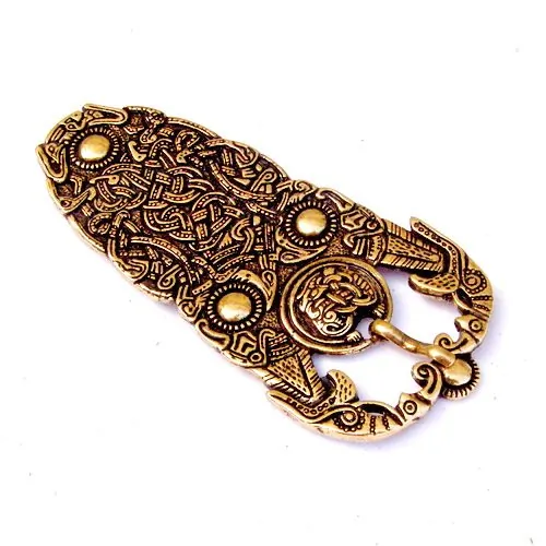 [09 Sutton Hoo] Sutton Hoo Prächtige Gürtelschnalle 5 cm 