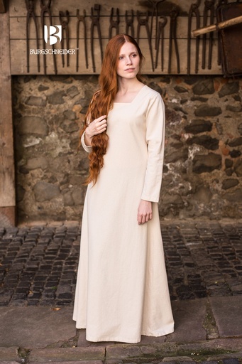 Unterkleid Johanna Natur - Mittelalterliches vom Burgschneider