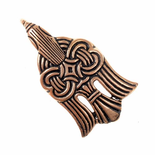 [06 LWH Rabe] Wikingerzeitliche Wadenwickel-Haken "Rabe"