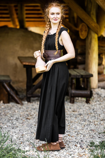 Mittelalterkleid 'Ella" ärmellos für Mittelalter & Larp