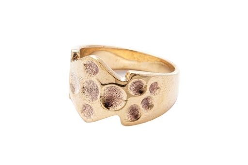 [rb552] Wikinger Ring DAURIN aus Bronze – 15 mm nordischer Schmuck inspiriert von einem norwegischen Originalfund
