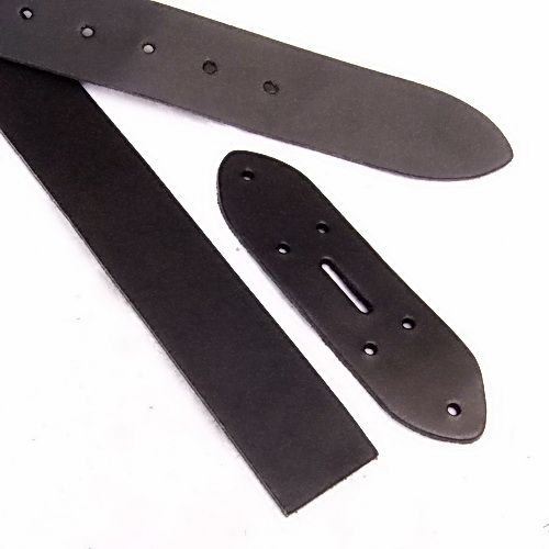 [11 Sp-Maß 4] Maßgürtel Rohling  aus Spaltleder 4  cm breit