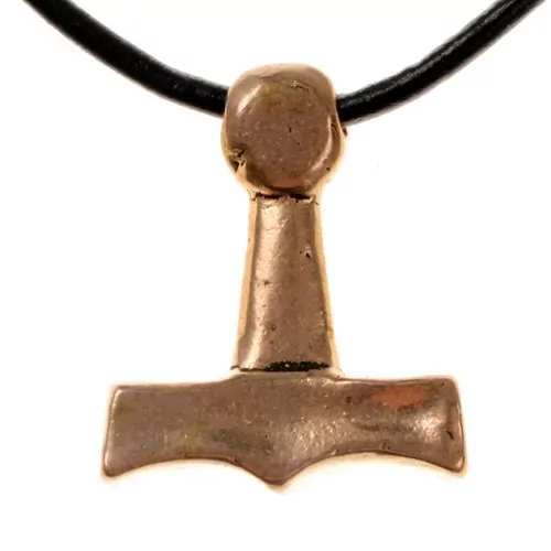 Bronze Anhänger 'Thorshammer von Sejro' - Accessoire, Schmuck für Mittelalter, LARP und Alltag