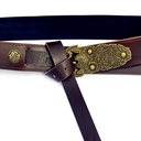 Prächtiger Germanischer Gürtel "Sutton Hoo" 5 cm breit