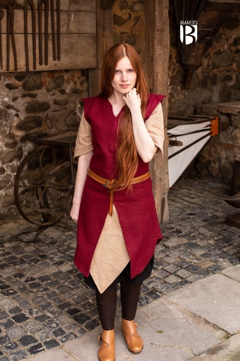 Tunika Meril in Wolle Rot - Miss Viscid Designs von Burgschneider