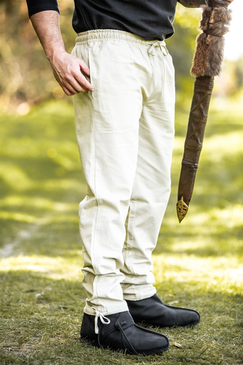 [3077h] Mittelalterhose „Arvo“ – Authentischer Komfort in Hanffarbe
