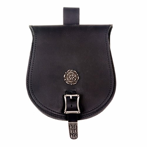 [01 T-GR Tudor] Magyarische Gürteltasche - groß, mit Tudor Rose