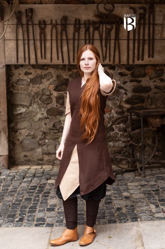 Tunika Meril in Wolle Braun - Miss Viscid Designs von Burgschneider