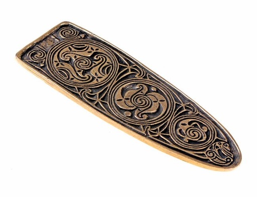 [09 Ce-En 3] Riemenende "Lagore"  für 3 cm Gürtel 