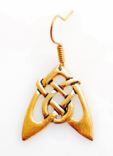 Paar Bronzeohrringe 'Pfeil' - Accessoire, Schmuck für Mittelalter, LARP und Alltag