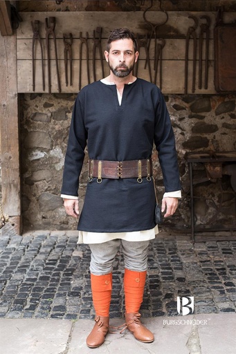 Kurztunika Erik, Schwarz Mittelalterliches vom Burgschneider