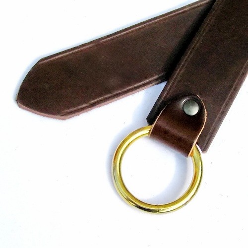[10 Ring-G 4 KE] Eisenzeitlicher Ringgürtel 4 cm Kernleder