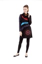 Ethno Shirtkleid mit Schlauchkragen, Prints und Stick - Tolle Ethno Mode für den Sommer 2015