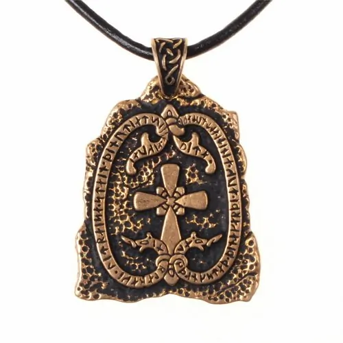 Runenstein-Amulett von Jarlabanki Bronze 