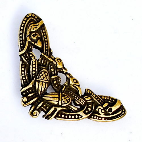 [08 Bueck Kelt] Mittelalterlicher Beschlag für Buchecken - Replik Mittelalter Schmuck